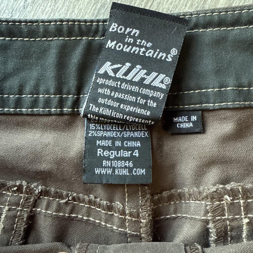 Kuhl Pants Womens 4 Brown Born In The Mountains Cargo Hiking Outdoor cargo - Picture 5 of 9